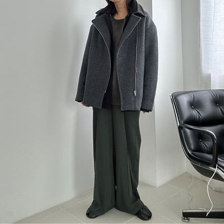 wool middle coat【K2-23426】