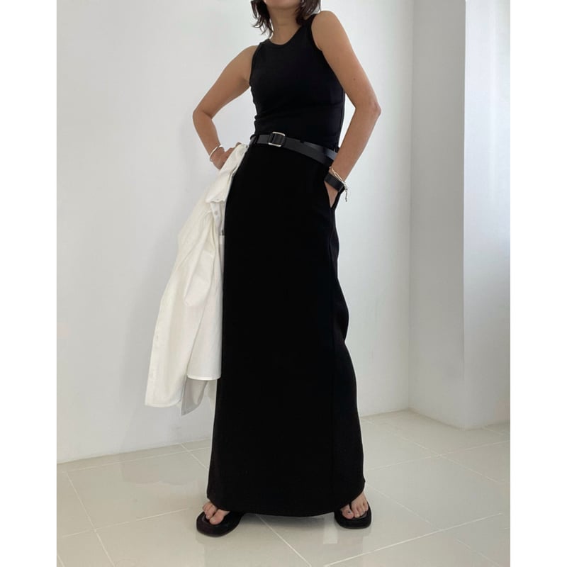 bonding skirt╱black【K1-23137】 | kizuki