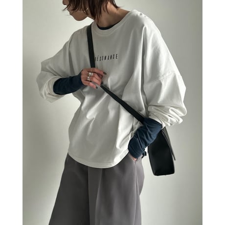 soft touch sheer cutsew【K2-241136】