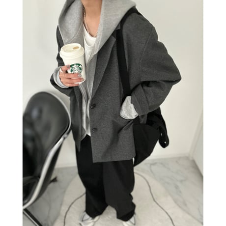 houndstooth jacket【K2-24428】