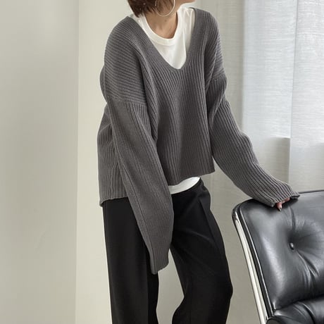 thing match v knit【K2-22319】