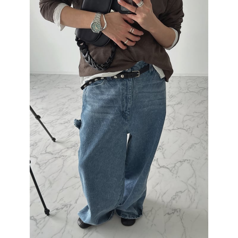 ★アメリカ★キムセイベルト★プレースマット★ビーズ★ studs belt【K2-26167】 | kizuki