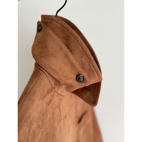 stand collar suede coat【K5-254211】