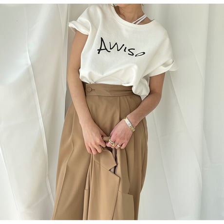 "AVVISO" logo tee【K2-22112】