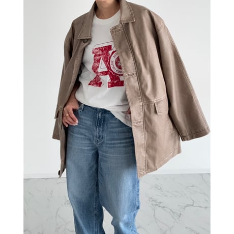 PU leather regular jacket【K2-254212】