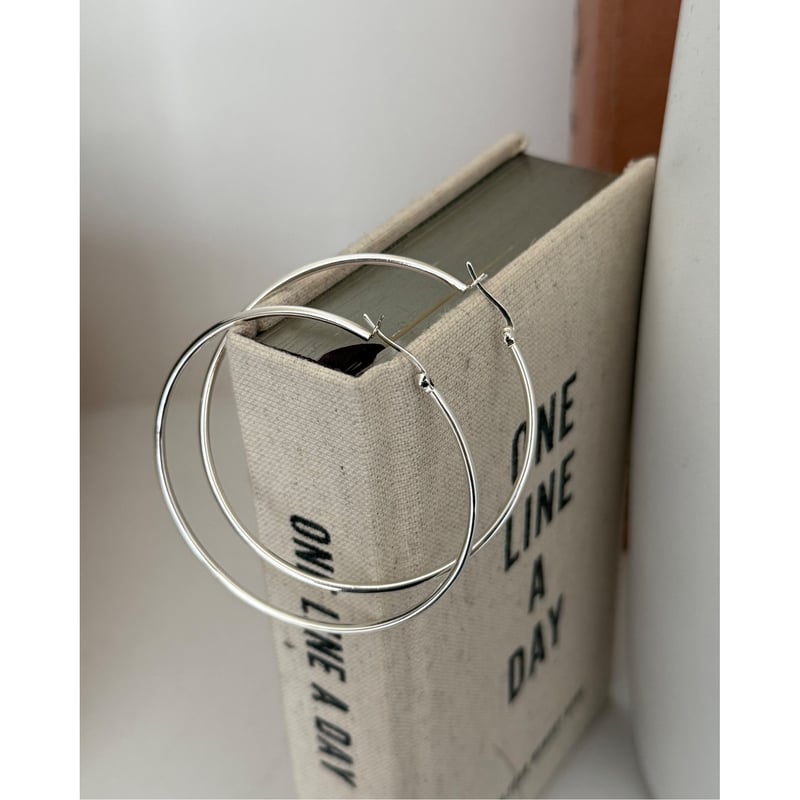 LUNA hoop -silver925【K2-252518】 | kizuki