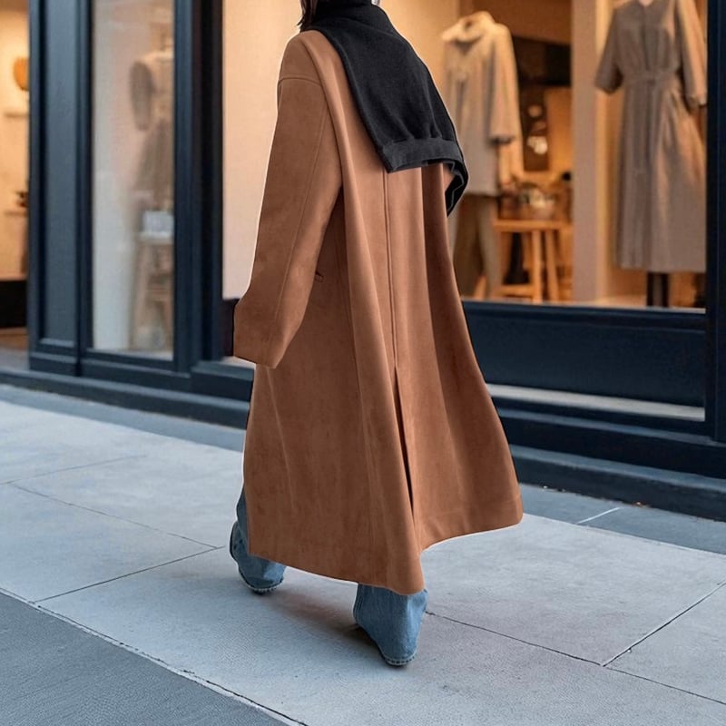 stand collar suede coat【K5-254211】 | kizuki