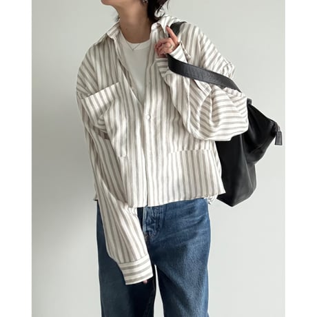 stripe shirt【K2-261163】
