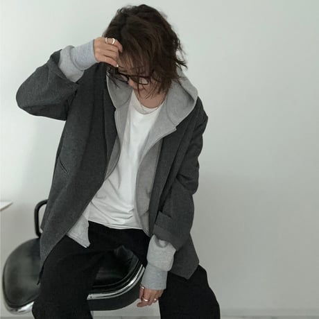 houndstooth jacket【K2-24428】