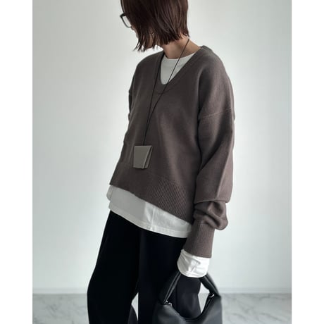 V style knit【K2-244143】