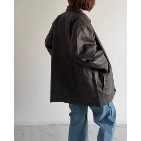 PU leather regular jacket【K2-254212】