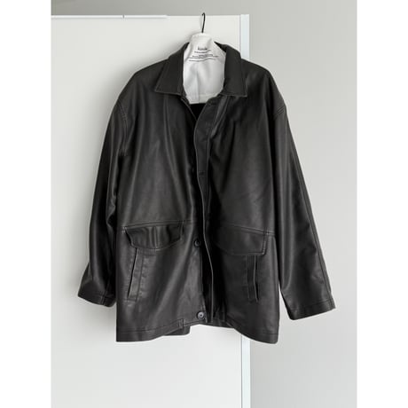 PU leather regular jacket【K2-254212】