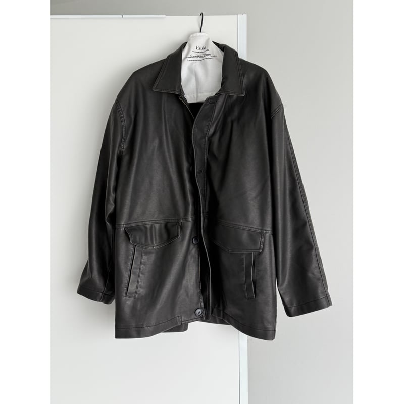 PU leather regular jacket【K2-254212】 | kizuki