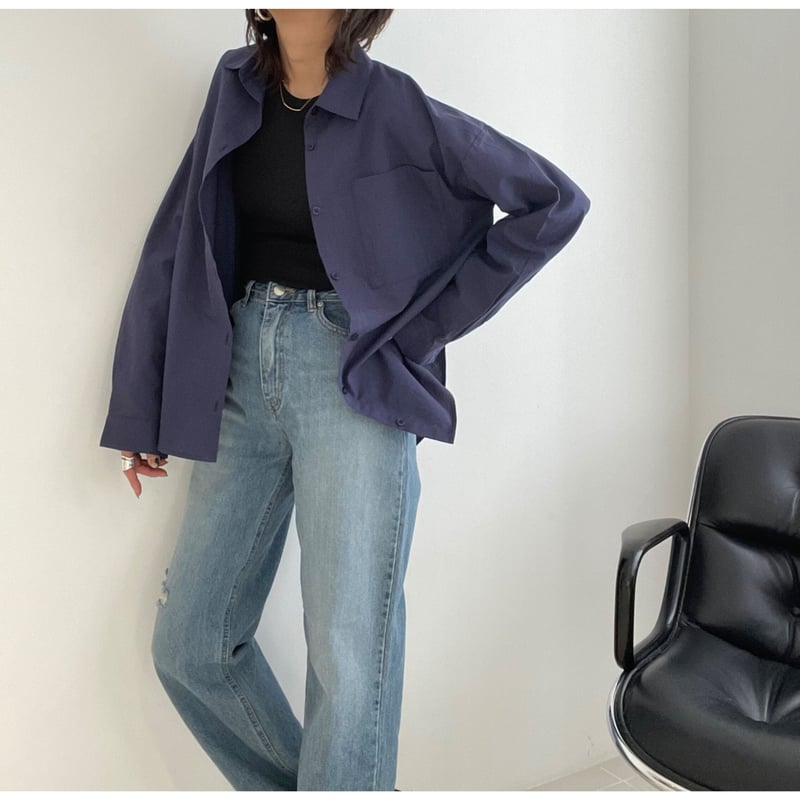 kizuki キズキ fitting shirt ネイビー fitting shirt【K1 kizuki キズキ fitting shirt ネイビー fitting shirt【K1