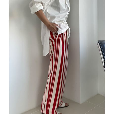 random stripe pants【K2-22233】
