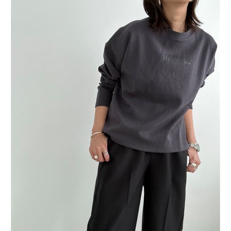 ″notice″ long tee【K2-231121】