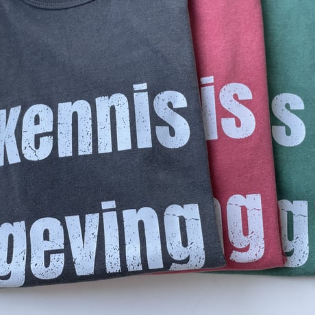 "kennis geving" tee【K2-22216】