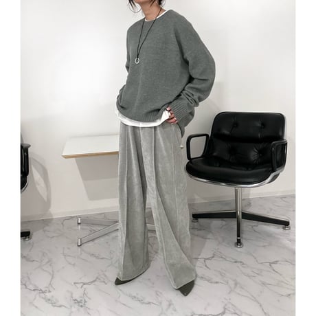 corduroy like pants【K2-23438】