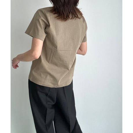 U neck tee【K2-241130】