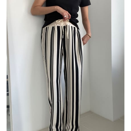 random stripe pants【K2-22233】