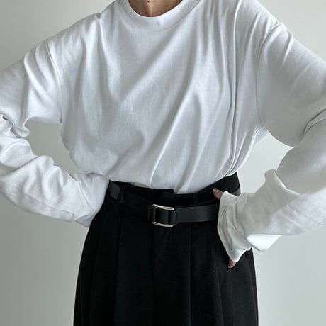 classic long T-shirt【K2-244145】