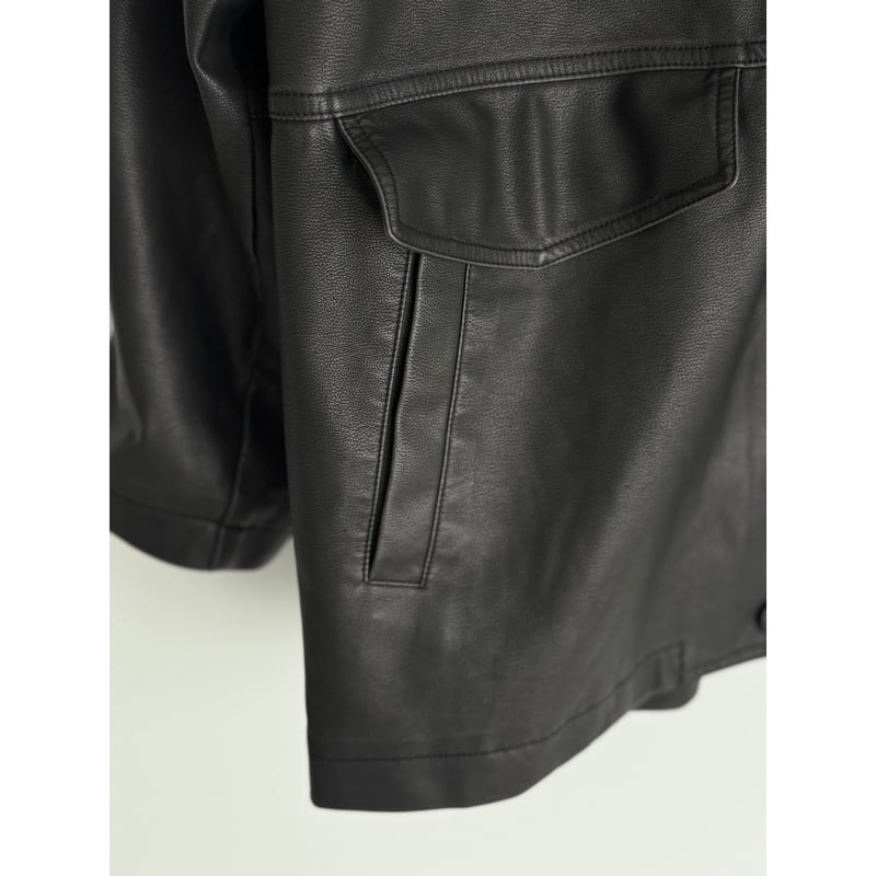 PU leather regular jacket【K2-254212】 | kizuki