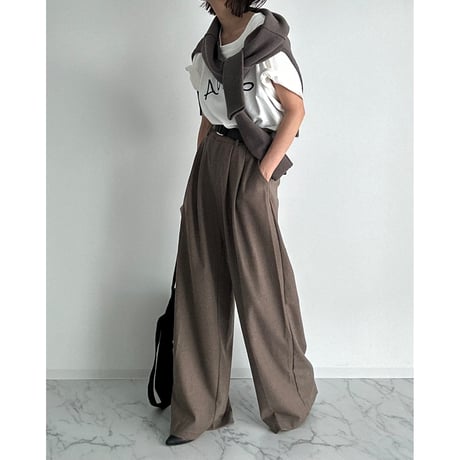wide trousers【K2-24433】