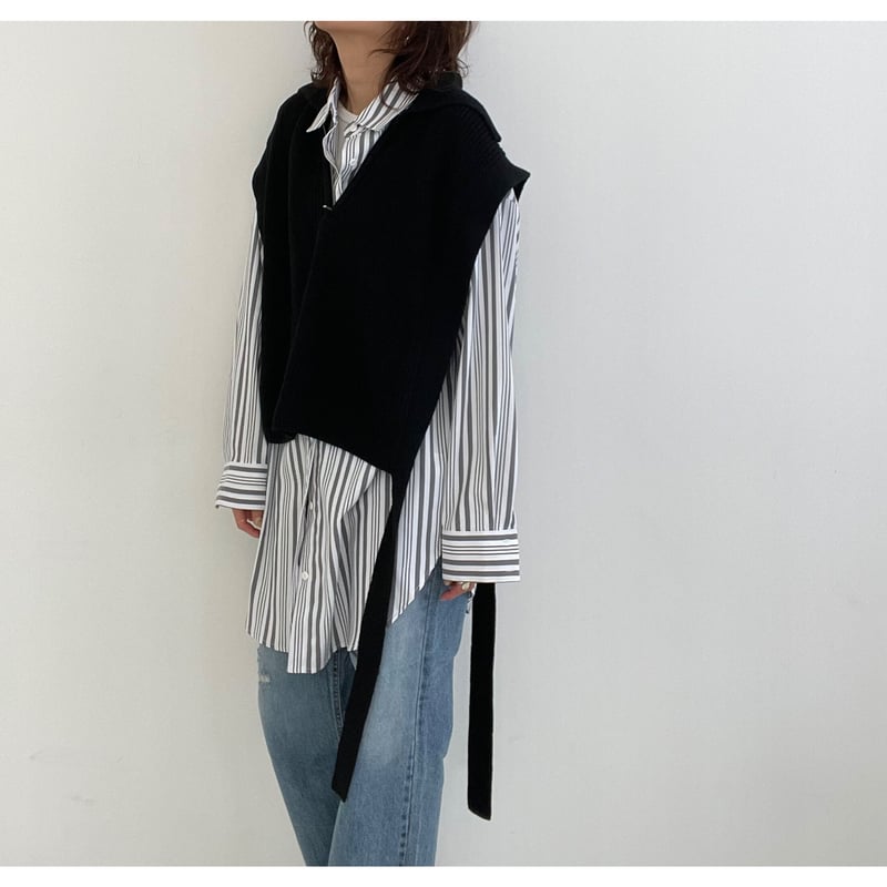 kizuki キズキ　over stripe shirt over stripe shirt【K2-231114】 | kizuki