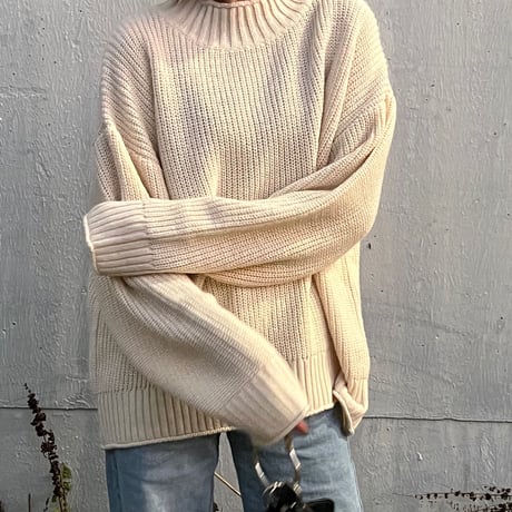 edge curl knit【K1-223113】