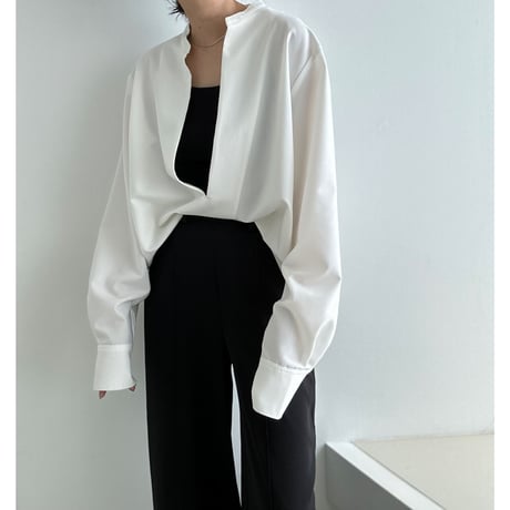 sharp slit blouse【K1-234126】
