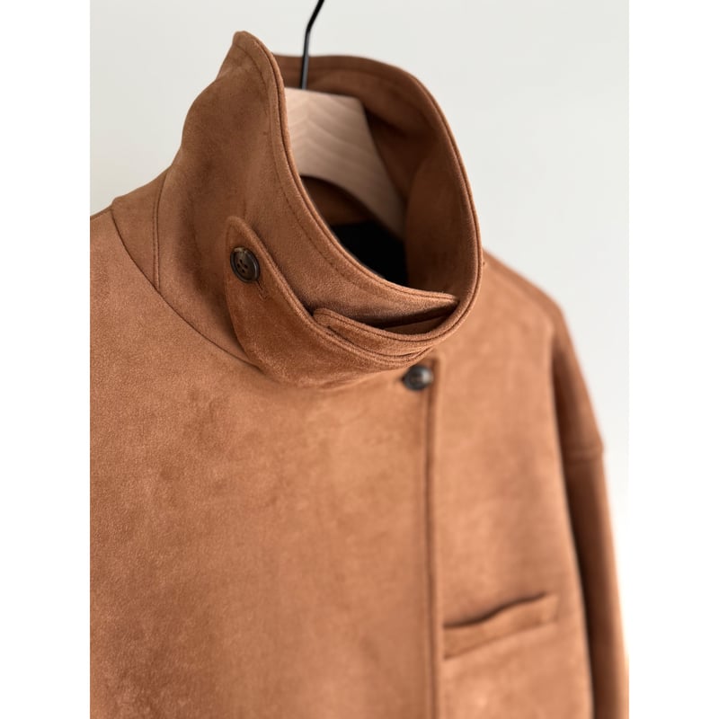 stand collar suede coat【K5-254211】 | kizuki
