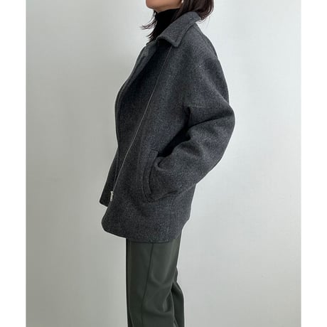 wool middle coat【K2-23426】