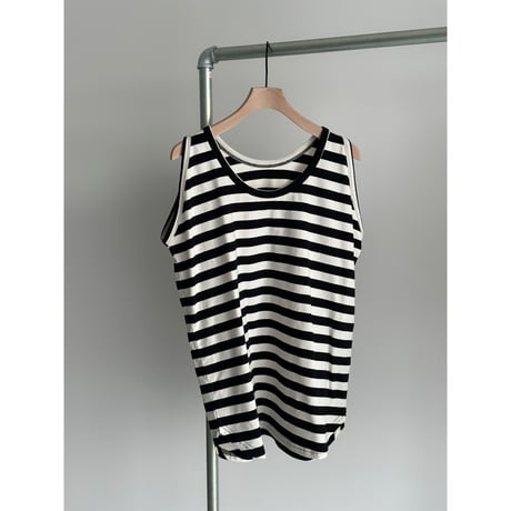 border loose tank top【K2-242142】