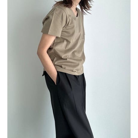 U neck tee【K2-241130】