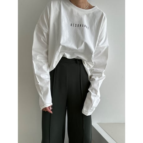 ″RESONANSE″ long tee【K1-234128】