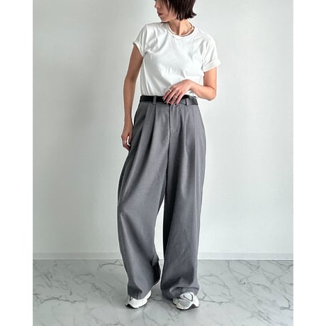 wide trousers【K2-24433】