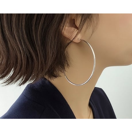 LUNA hoop -silver925【K2-252518】
