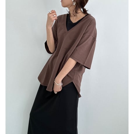 deep collar tee【K2-231120】