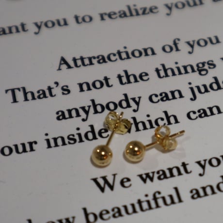 18K classic pierce