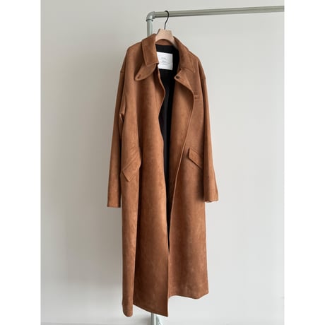 stand collar suede coat【K5-254211】