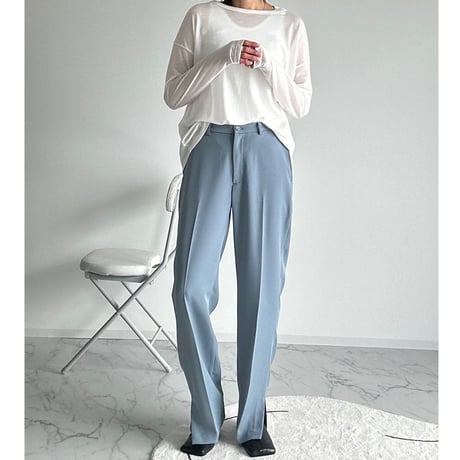 hem slit pants【K1-241110】
