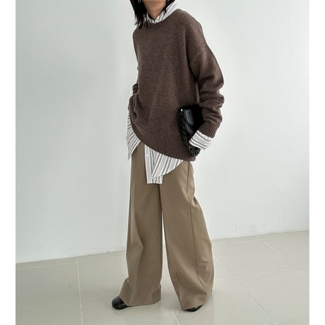 texture knit po【K2-233124】