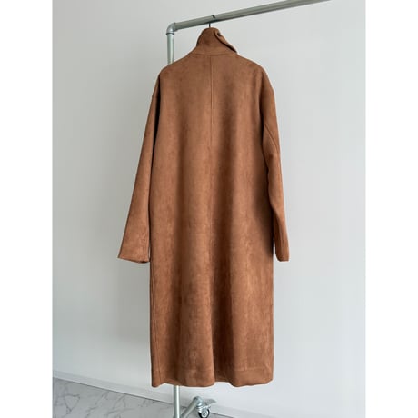 stand collar suede coat【K5-254211】
