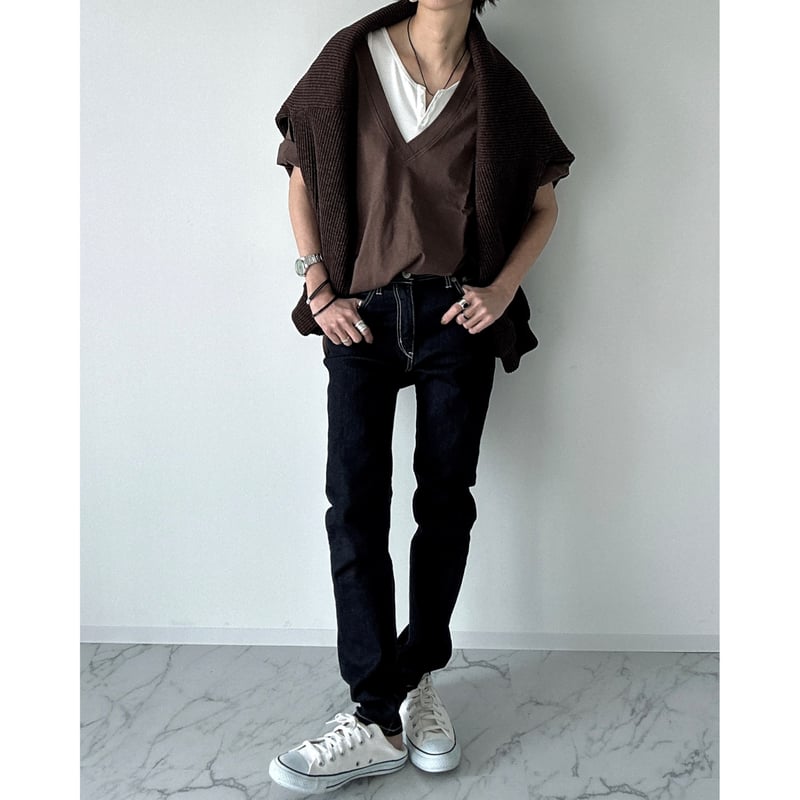 THE NEWHOUSE COOPER TANK TOP 色別注 ネイビー XS THE NEWHOUSE