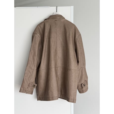 PU leather regular jacket【K2-254212】