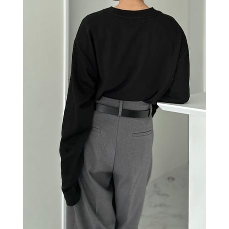 classic long T-shirt【K2-244145】