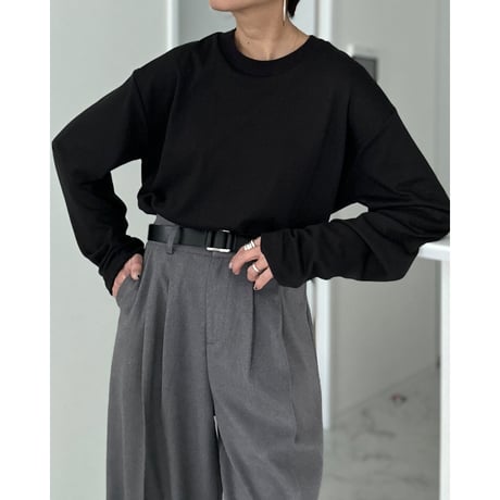 classic long T-shirt【K2-244145】