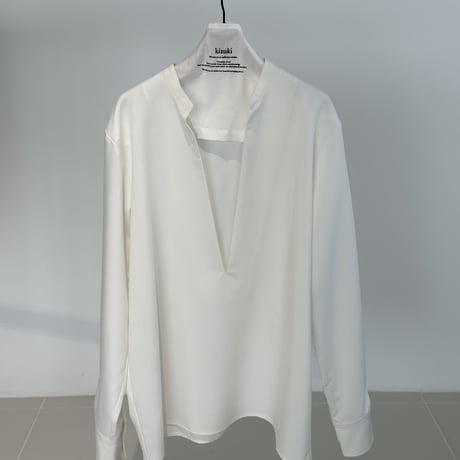 sharp slit blouse【K1-234126】