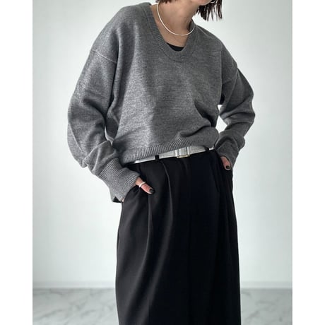 V style knit【K2-244143】