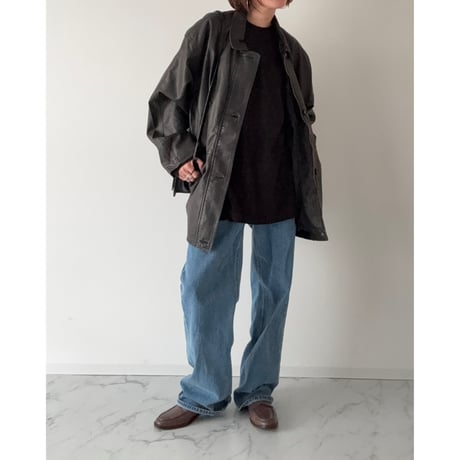 PU leather regular jacket【K2-254212】